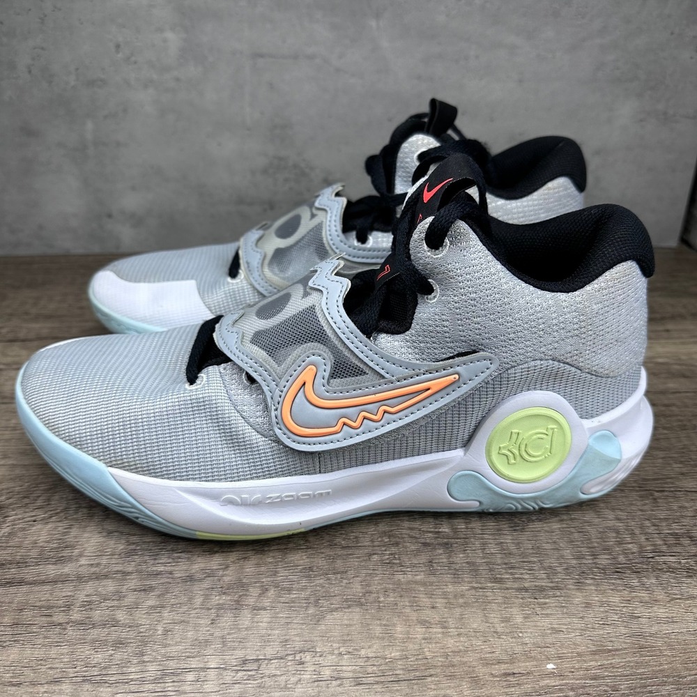 Nike~Men's~KD Trey 5 X WOlf Grey Barely Volt Sneakers~Size 10